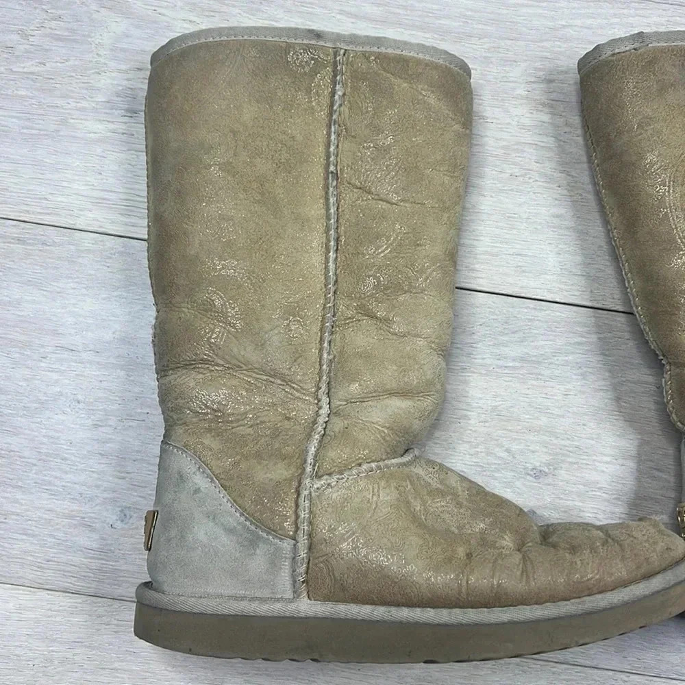 Paisley Ugg Tall Boots
